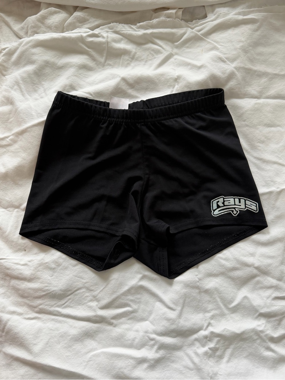 Black 'Rays' Athletic Shorts - stingray all stars